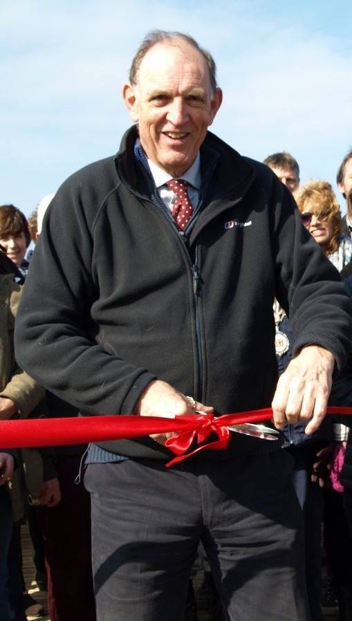 Natural England's Chairman, Andrew Sells, at the opening of the Somerset stretch of the England Coast Path.