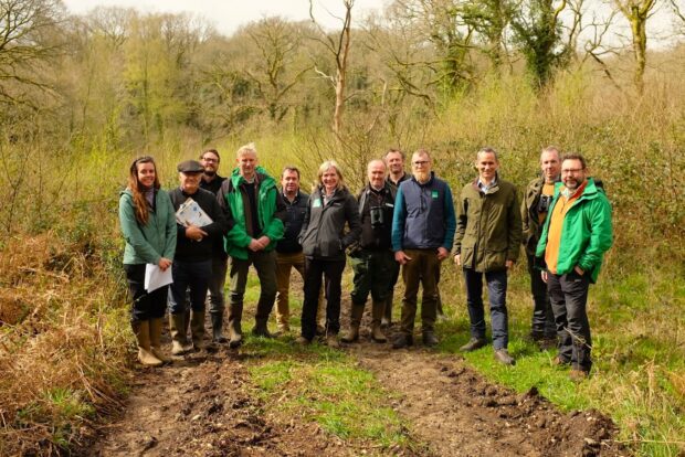 Site visit by Forestry Commission and Natural England, Cranborne Estate