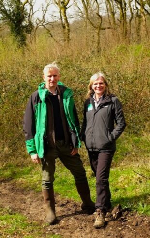 Richard Stanford (CEO Forestry Commission) and Marian Spain (CEO Natural England) - Cranborne Estate