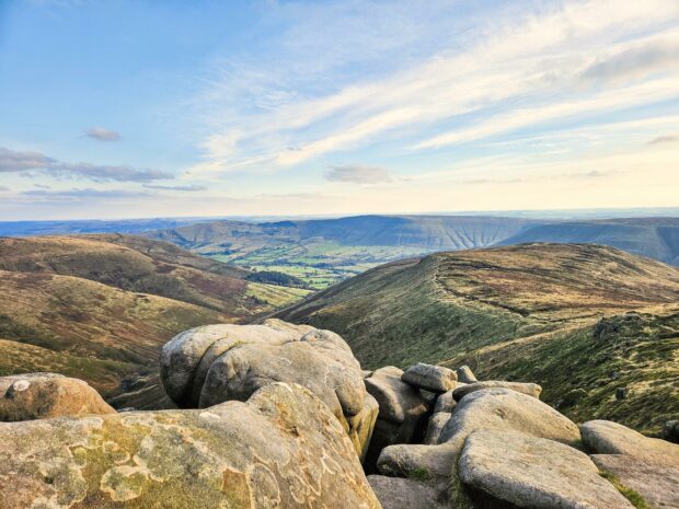 View from Kinder Scout National Nature Reserve. Picture: Charlotte Rose