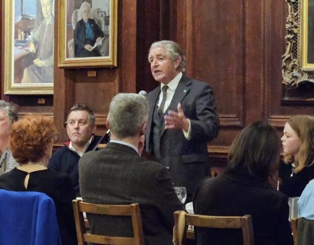 Chair of Natural England Tony Juniper speaking to delegates of the Oxford Farming Conference and the Oxford Real Farming Conference