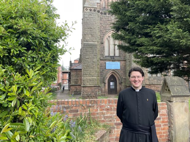 Father Peter Jackson of St. Luke's. © Jo Birch, NE