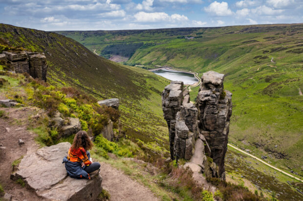 The Trinnacle near Dovestone Reservoir