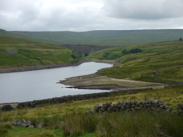 Landscape photo of Scar House Dam and Angram Reservoir